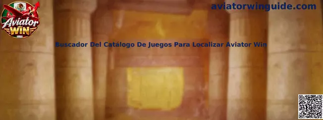 Buscador del catálogo de juegos utilizado para localizar Aviator Win
