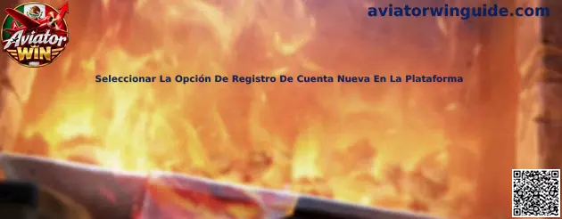 Pantalla ilustrativa relacionada con seleccionar la opción de registro de cuenta nueva en una plataforma